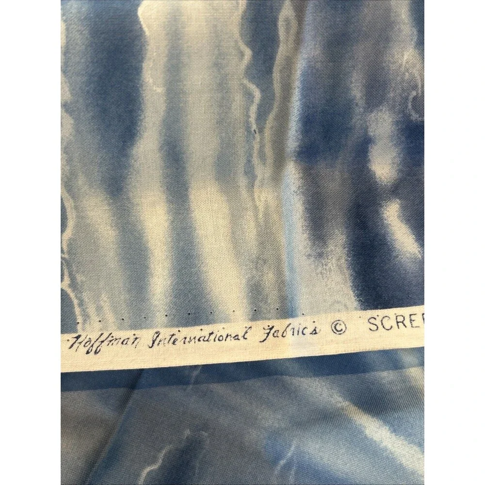 Hoffman Natures Element Cotton Quilting Fabric Sun Ray Sunrise Cloud Screenprint